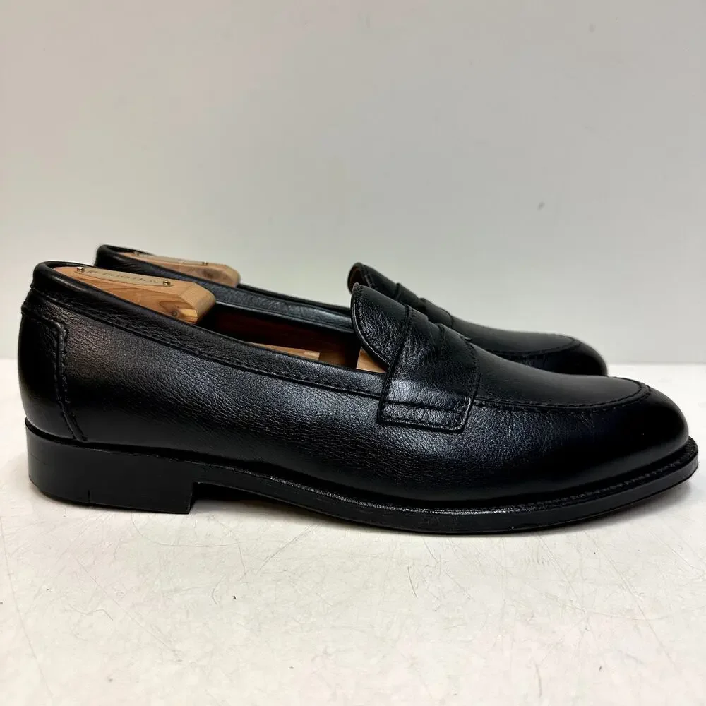 NWOT Todd Snyder x Alden Flex Welt Penny Loafer Black Calf Made in USA 10 D